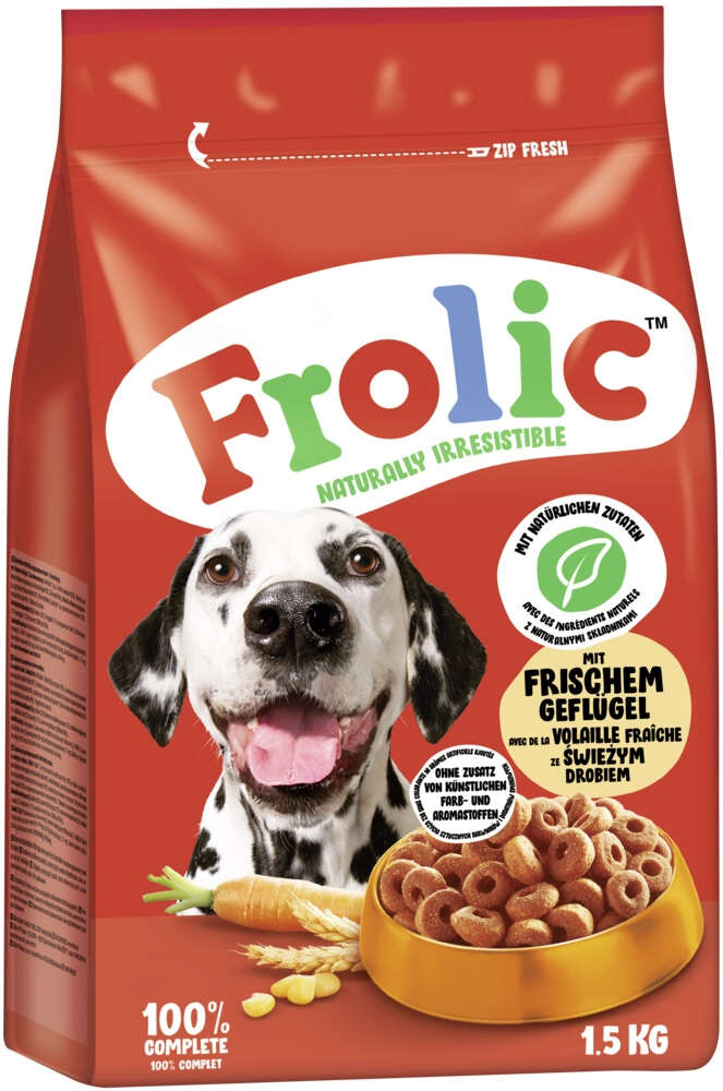 Frolic Hunde-Trockenfutter Geflügel